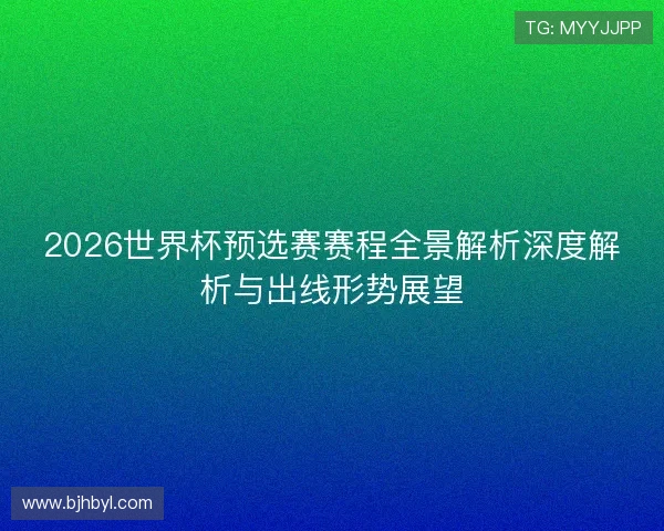 2026世界杯预选赛赛程全景解析深度解析与出线形势展望